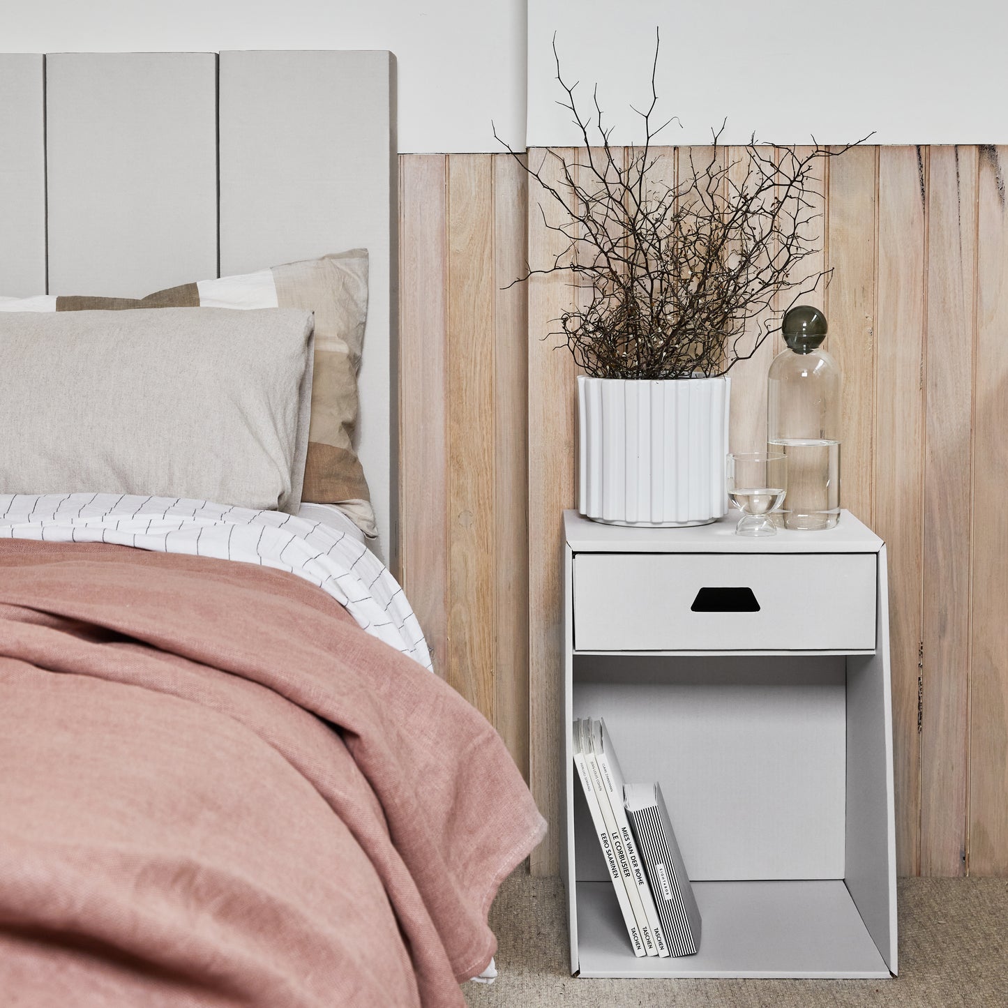 Yona Cardboard Bedside Table